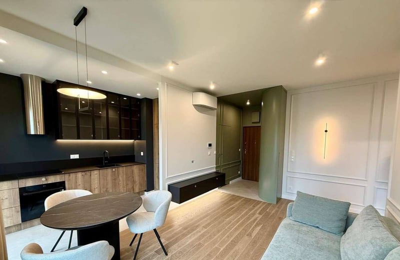 Alquiler de un elegante apartamento amueblado de 3 habitaciones, 60 m², Mokotów, Varsovia, Polonia